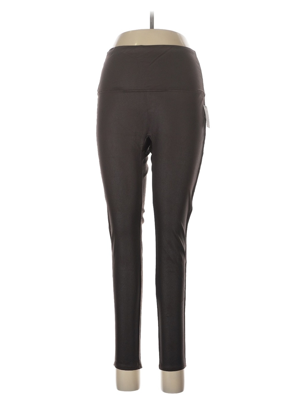 DG2 by Diane Gilman Brown High-Rise Slim Leggings